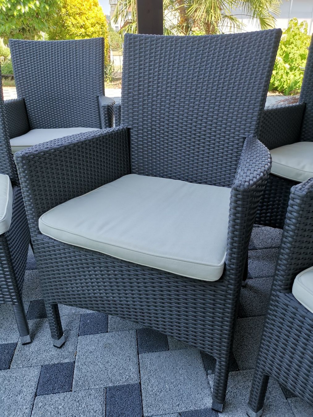 Sedie: Gartenstuhl Rattan – Usato da Niedergösgen venduto da roland3stern 1