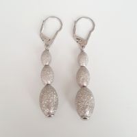Vintage Ohrhänger, Ohrringe aus 925 Silber
