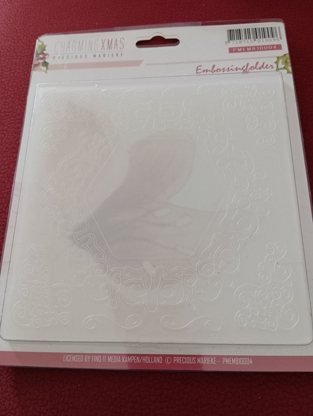 Schablonen: Prägschablone Charming XMas – Neu und originalverpackt aus Würenlingen von Striga