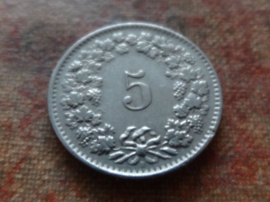 Tutti le monete: 5 Rp. 1959 – Usato da Romanel-sur-Lausanne venduto da Swift13 1