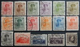 Luxemburg ex. Kat. 116-136 */gest. 1915/21
