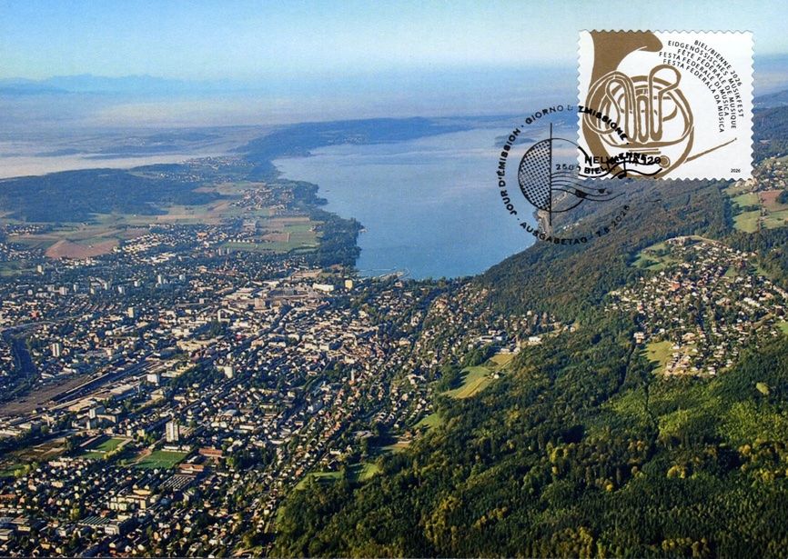 Tutti i francobolli: Maximumkarte Eidgenössisches Musikfest Biel – Nuovo (secondo la descrizione) da Dottikon venduto da haeusibuh5