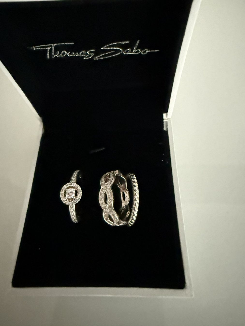 Thomas Sabo Bagues: Thomas Sabo Ringe Set / silber/ neu – Neuf avec emballage d'origine à Luzern par adri-9