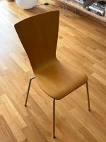Stuhl Holz Metall Untergestell guter Zustand