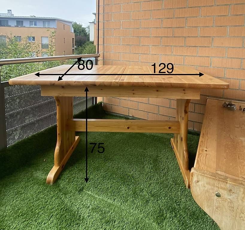 Tischset: Sitzbänke und Tisch – Gebraucht aus Illnau von Gysi01 3