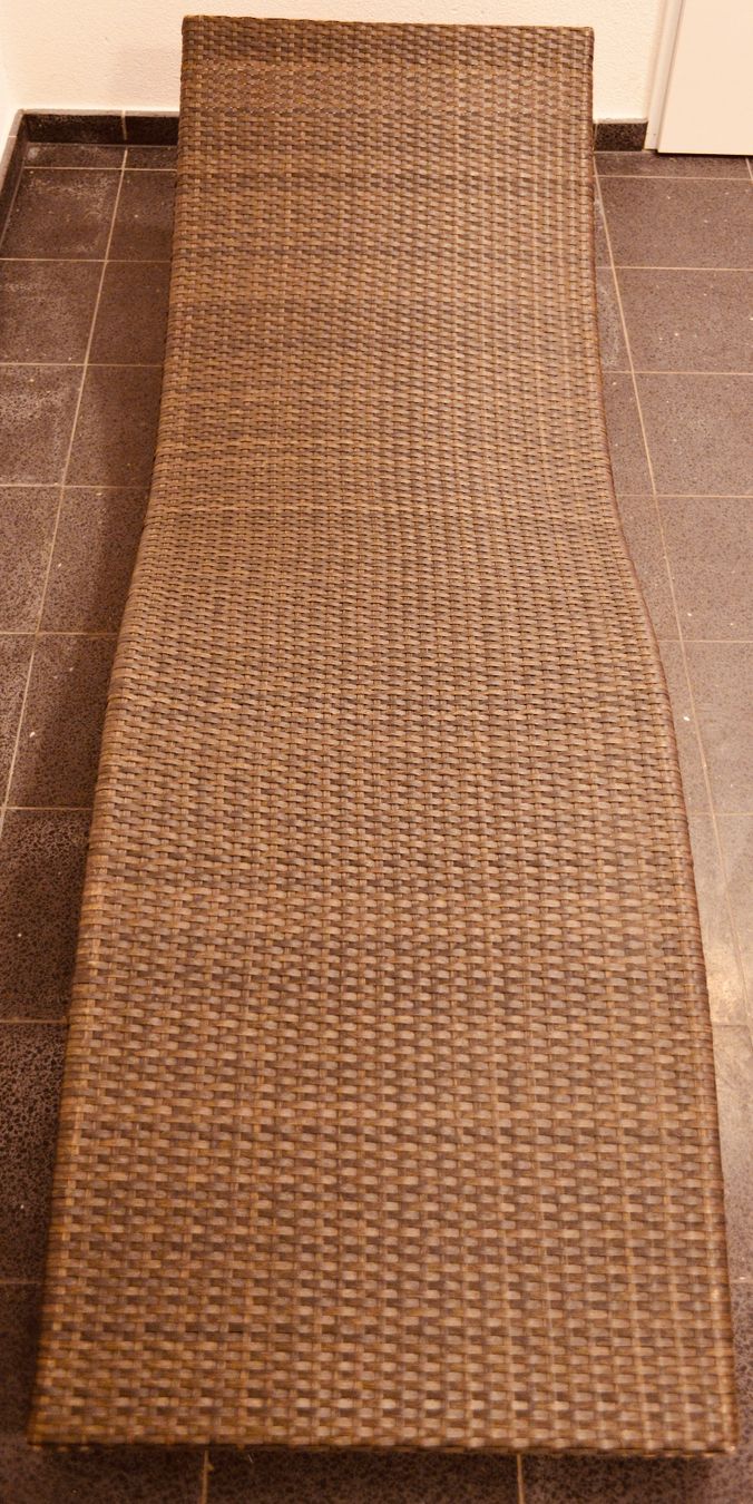 Sedie a sdraio: Rattan Gartenliege wellenform – Usato da Egg b. Zürich venduto da cimeli 2