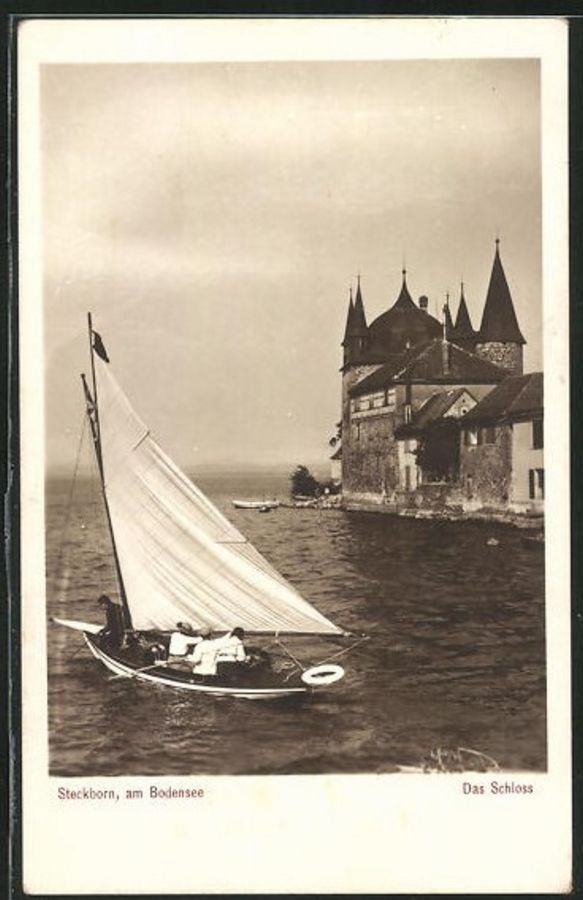 Cartoline postali: Steckborn am Bodensee, Schloss – Usato da Frauenfeld venduto da POML