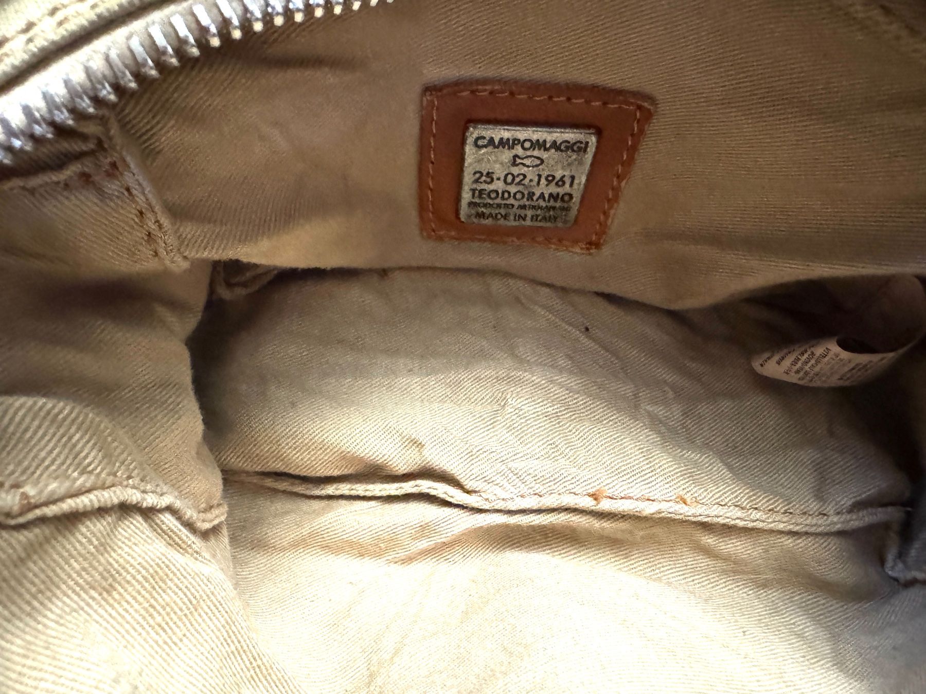Campomaggi Borse da donna: Kleine CAMPOMAGGI TASCHE aus Canvas + Leder – Usato da Rothrist venduto da Luckywinner 6