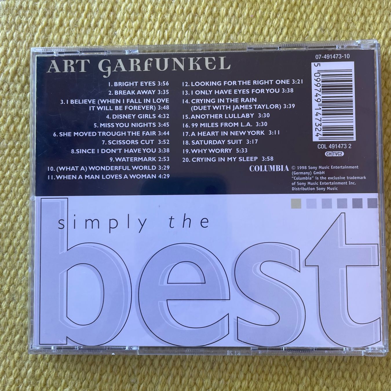 CD: ART GARFUNKEL-THE BEST – Usato da Rorschacherberg venduto da CD-Roli 1