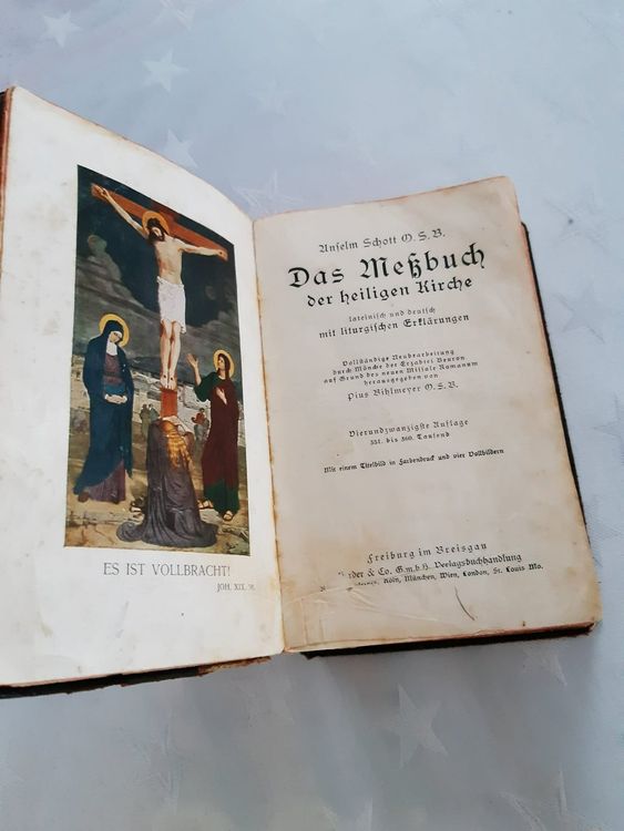 Libri: Messbuch der heiligen Kirche - Druck von 1923 – Difettoso da Eschenbach SG venduto da Grummelzwerg 7