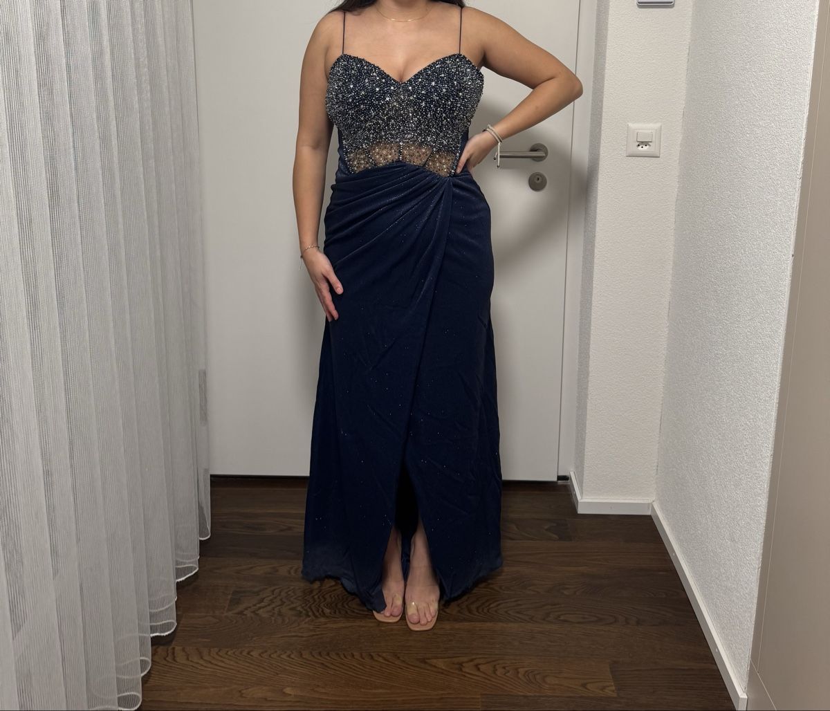 Vestiti: Elegantes Abendkleid Dunkelblau – Nuovo (secondo la descrizione) da Regensdorf venduto da Leylad46