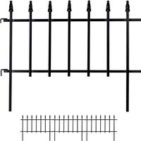 4x Gartenzaun 45,5x57,5x2,5cm