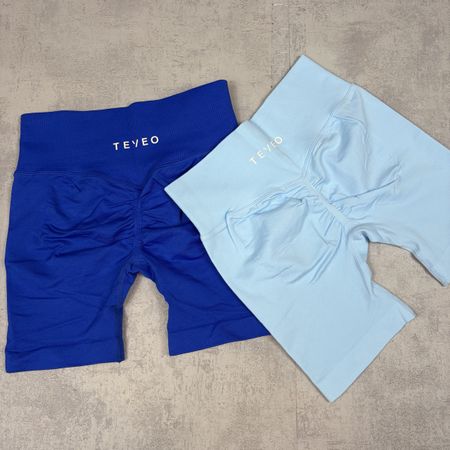 Lot shorts de sport dupe teveo bleu - Taille S