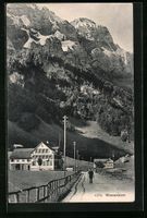 Wasserauen, Strassenpartie vor Bergpanor