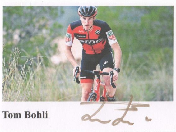Autografi: Autogrammfoto von Radrennfahrer Tom Bohli CH – Usato da Muri AG venduto da rogana