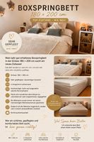 Boxspringbett wie NEU NP: CHF 1'490.00