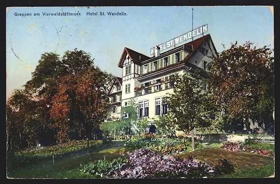 Cartes postales: Greppen am Vierwaldstättersee, Hotel St – D'occasion à Berlin par bartko-reher