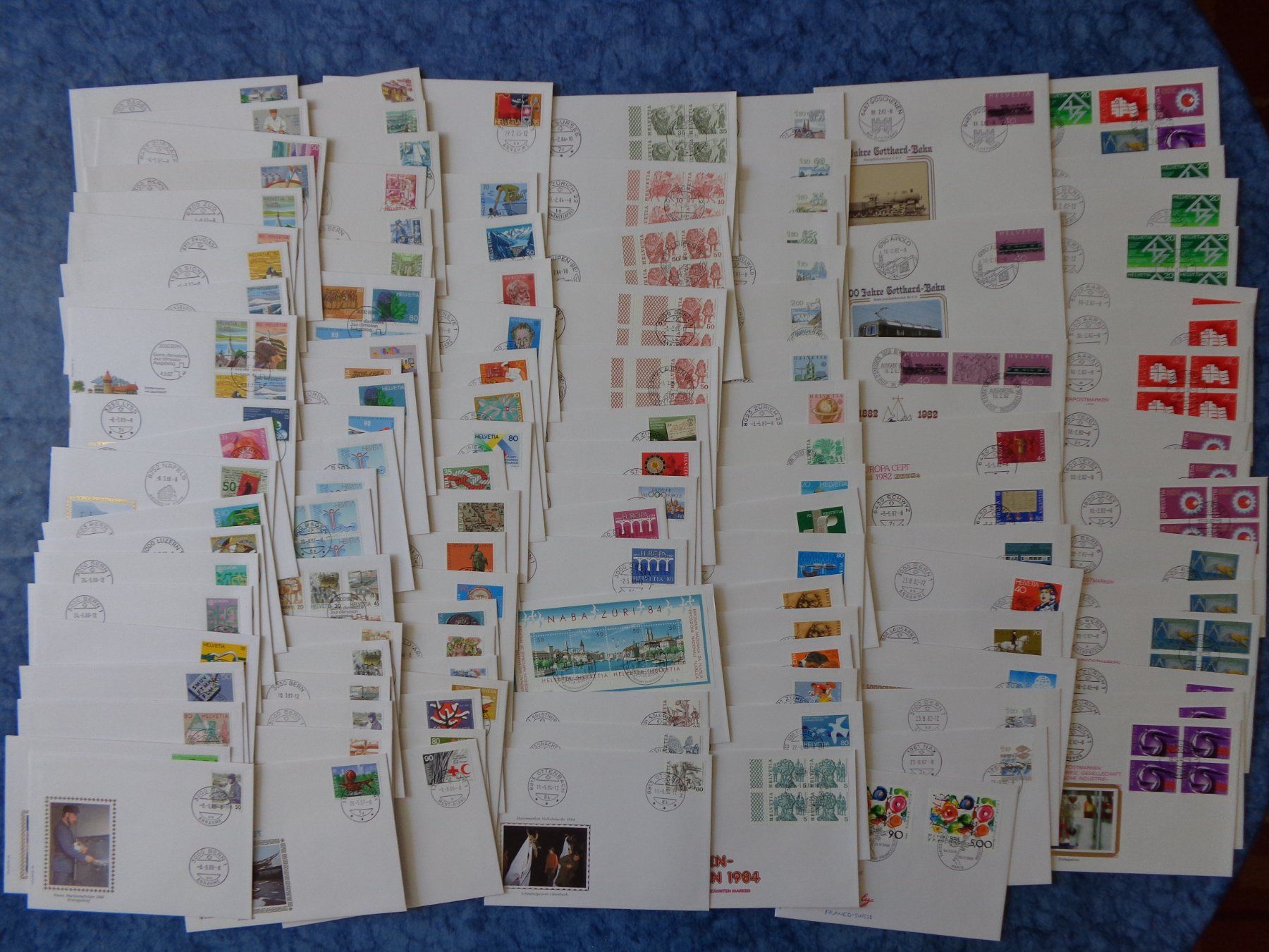 Tutti i francobolli: RIESIGER NACHLASS SCHWEIZ  ca 1200 FDC    nur ab 1.- – Usato da La Chaux-de-Fonds venduto da luckyblondo10 6