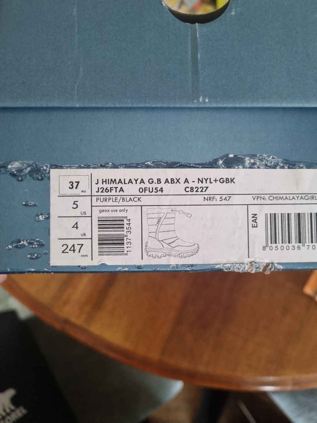 Geox Scarpe da uomo: Bottines Geox Himalaya imperméables, pointure 37, neuves – Nuovo e nell'imballaggio originale da Fribourg venduto da jarmilka 1
