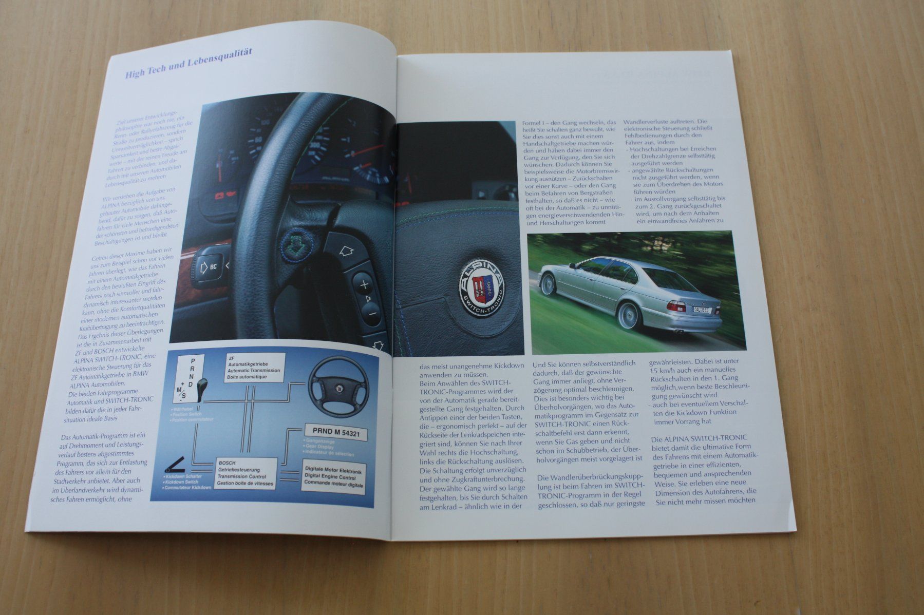 Alpina Dokumente: Alpina Prospekt 9/2001 – Gebraucht aus Wikon von erwin400 2
