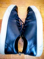 Elegante Ecco Lederschuhe, Grösse 42, dunkelblau- perfekt!
