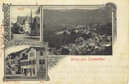 Gruss aus Turbenthal ZH, Litho, um 1900