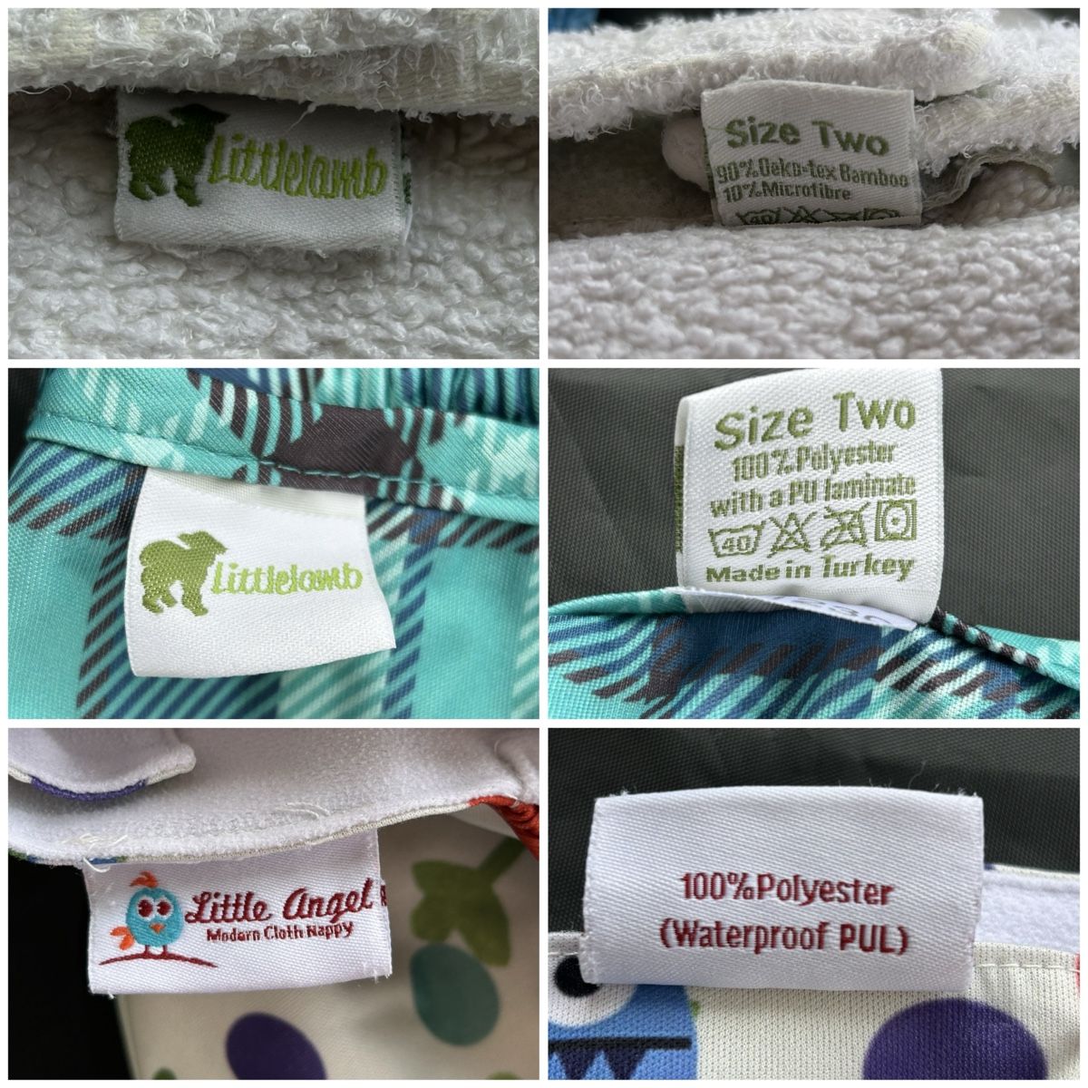 Secchi per pannolini & Pannolini: Stoffwindel Set Little Lamb Size 2 – Usato da Olten venduto da patricialesandra 8