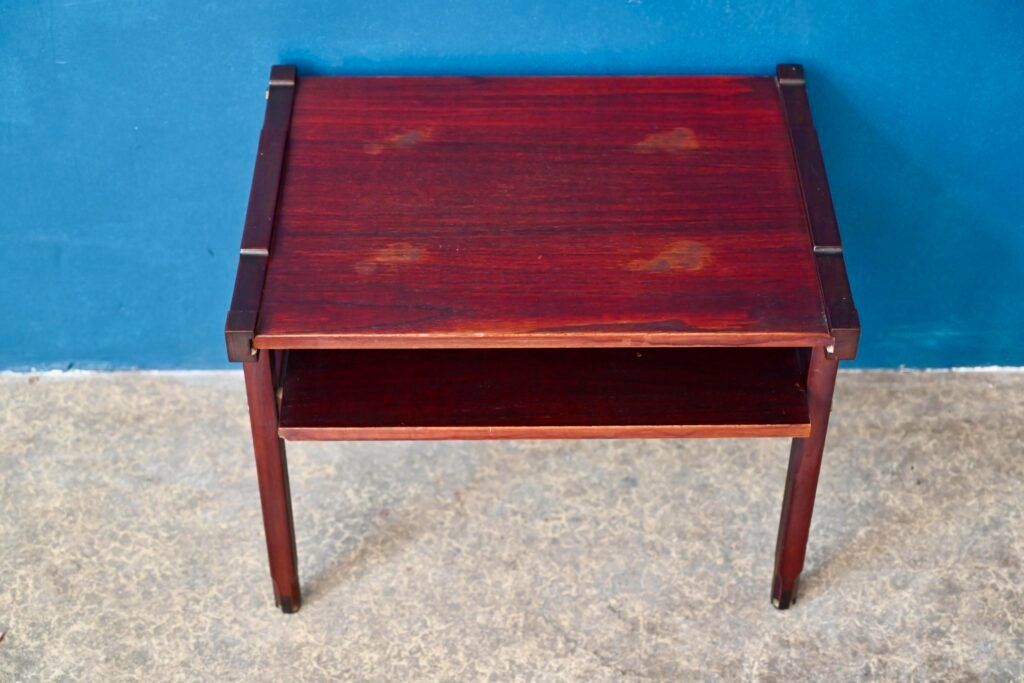 Tavoli: Console guéridon sellette Italienne en Teck  desserte table – Usato da COLMAR venduto da Sophiebellelurette 7