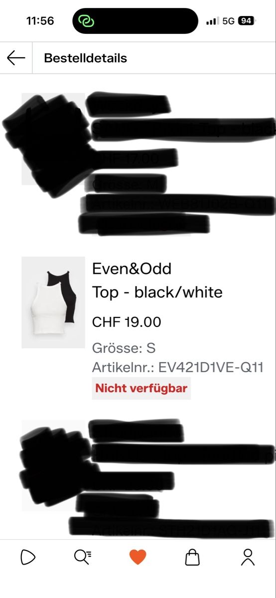 Tops: Crop Top Even&Odd schwarz S – Gebraucht aus Seengen von sa_land 5