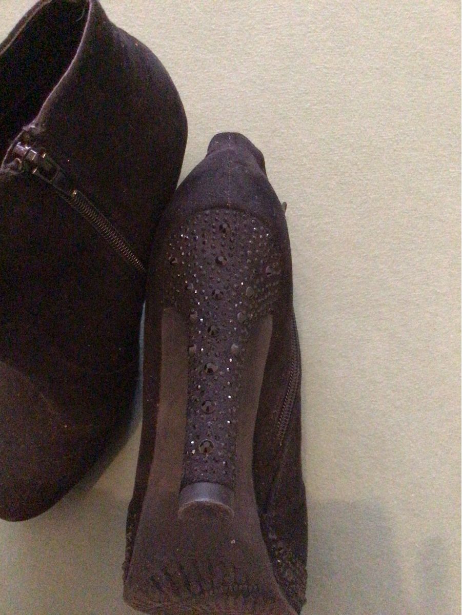 Dosenbach Scarpe da donna: Schicke Stiefeletten, schwarz, Gr.40, mit Blingbling – Usato da Niederwangen BE venduto da Diva_74 1