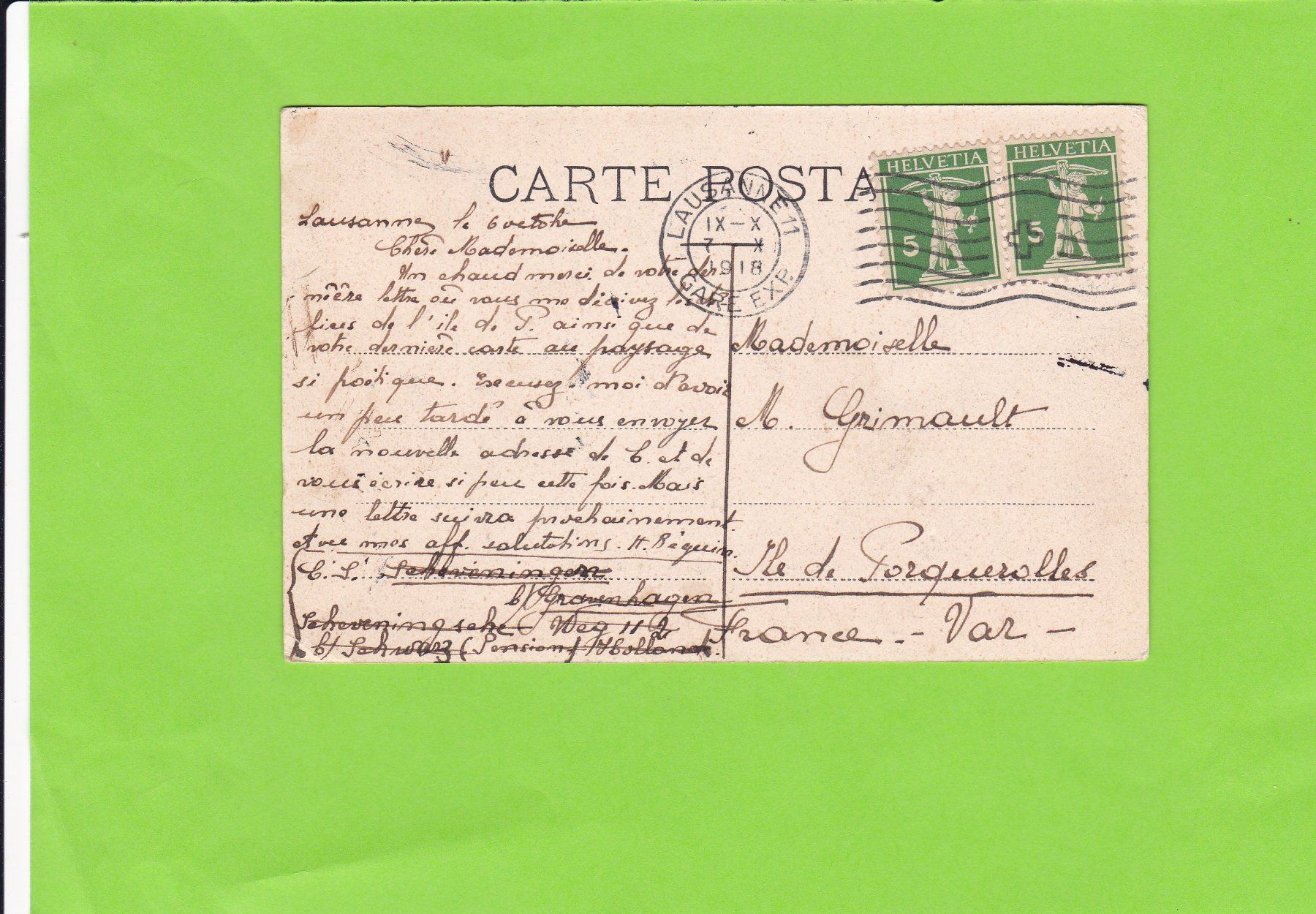 Cartoline postali: Zermatt-Pont sur la Viège – Usato da St. Peterzell venduto da neckertal 1