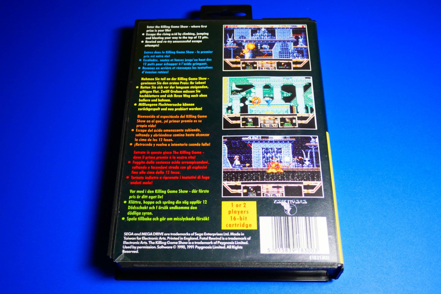 Sega Giochi: Fatal Rewind - Sega Mega Drive – Usato da Vuarrens venduto da Espace-Retro 6