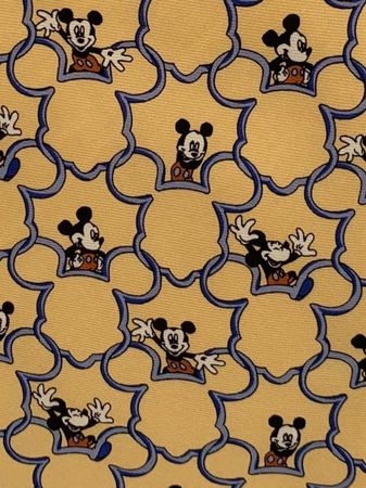 Superbe cravate MICKEY 100%soie Disneyland Paris