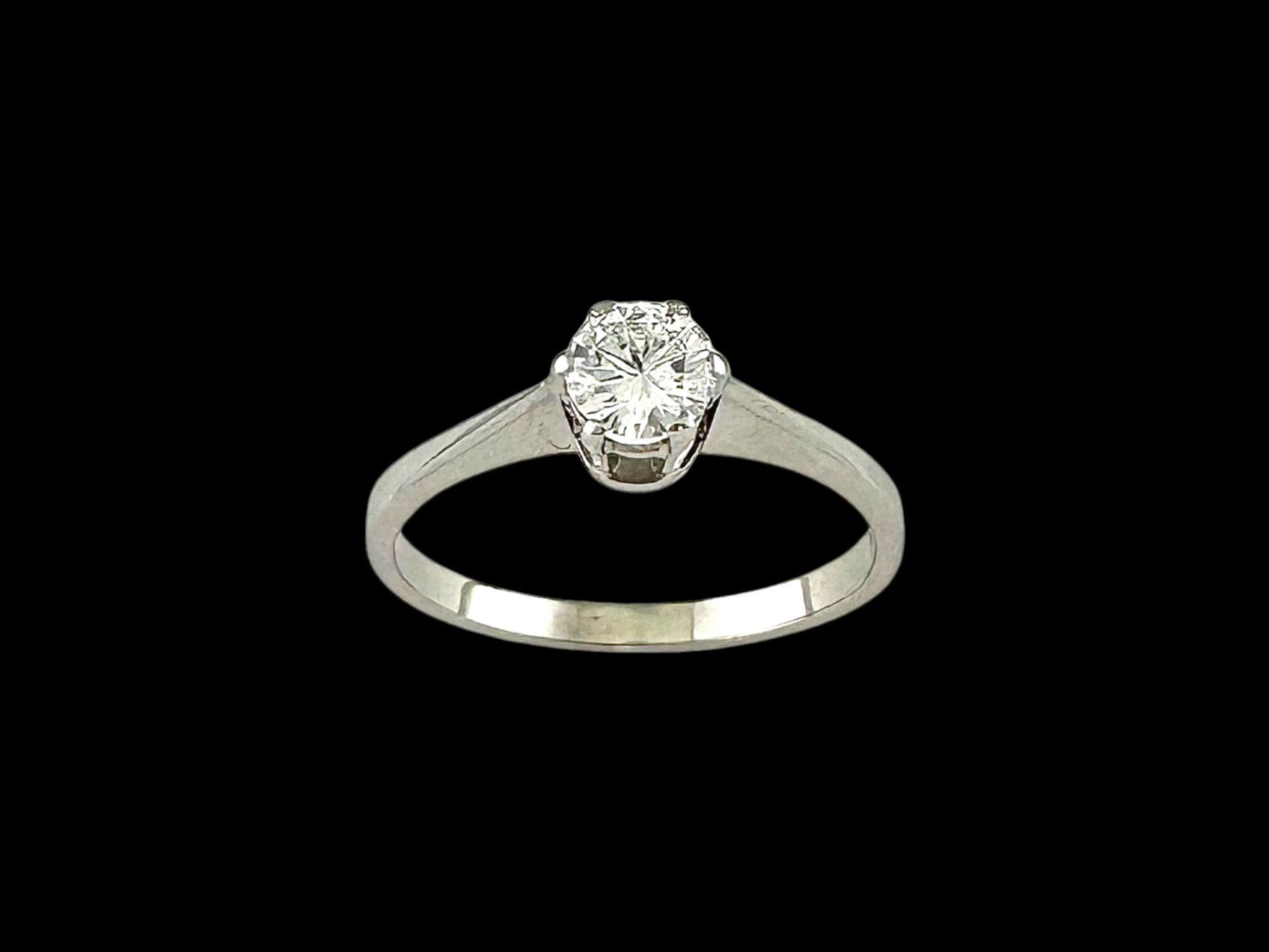 Anelli: Klassisch - eleganter Diamant - Ring, ca. 0.45 ct H/VS – Usato da Zuzwil SG venduto da artimmo 3