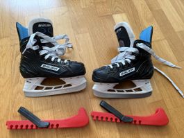 Eishockeyschlittschuhe Bauer XLP schwarz Grösse Y10