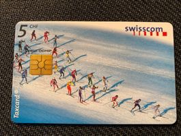 Taxcard, CHF 5.-, Langlauf, ungebraucht