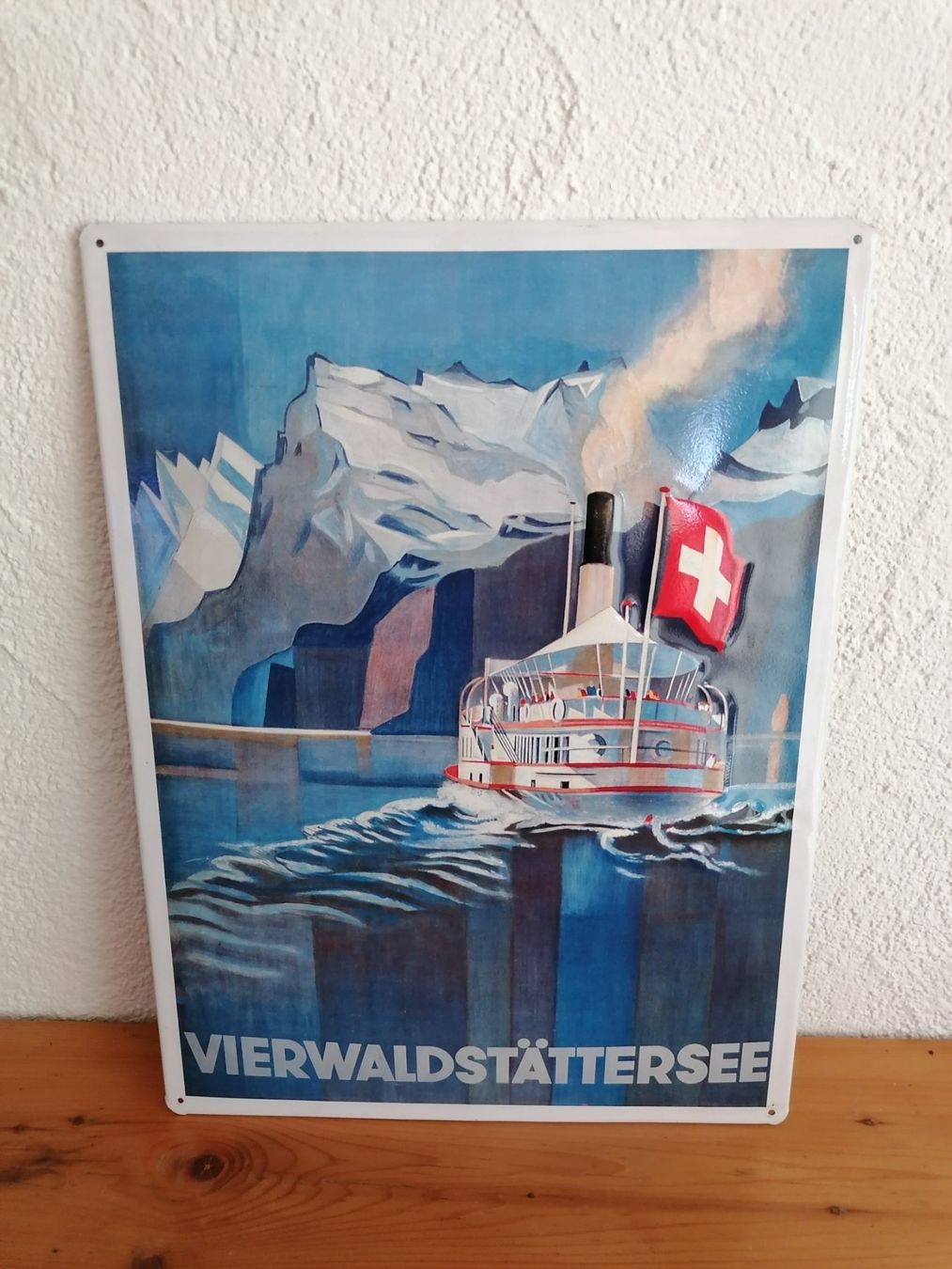 Schilder: Vierwaldstättersee Blechschild ca. 30x40cm – Neu (gemäss Beschreibung) aus ennetmoos von Andy770098