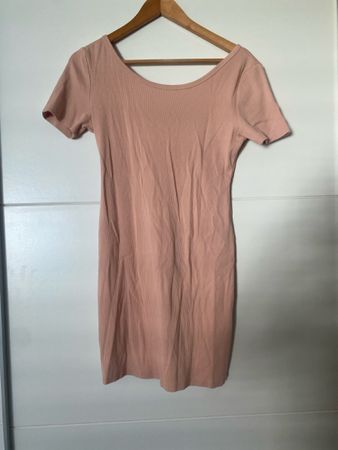 Kleid H&M Divided Basic Grösse L Rosa
