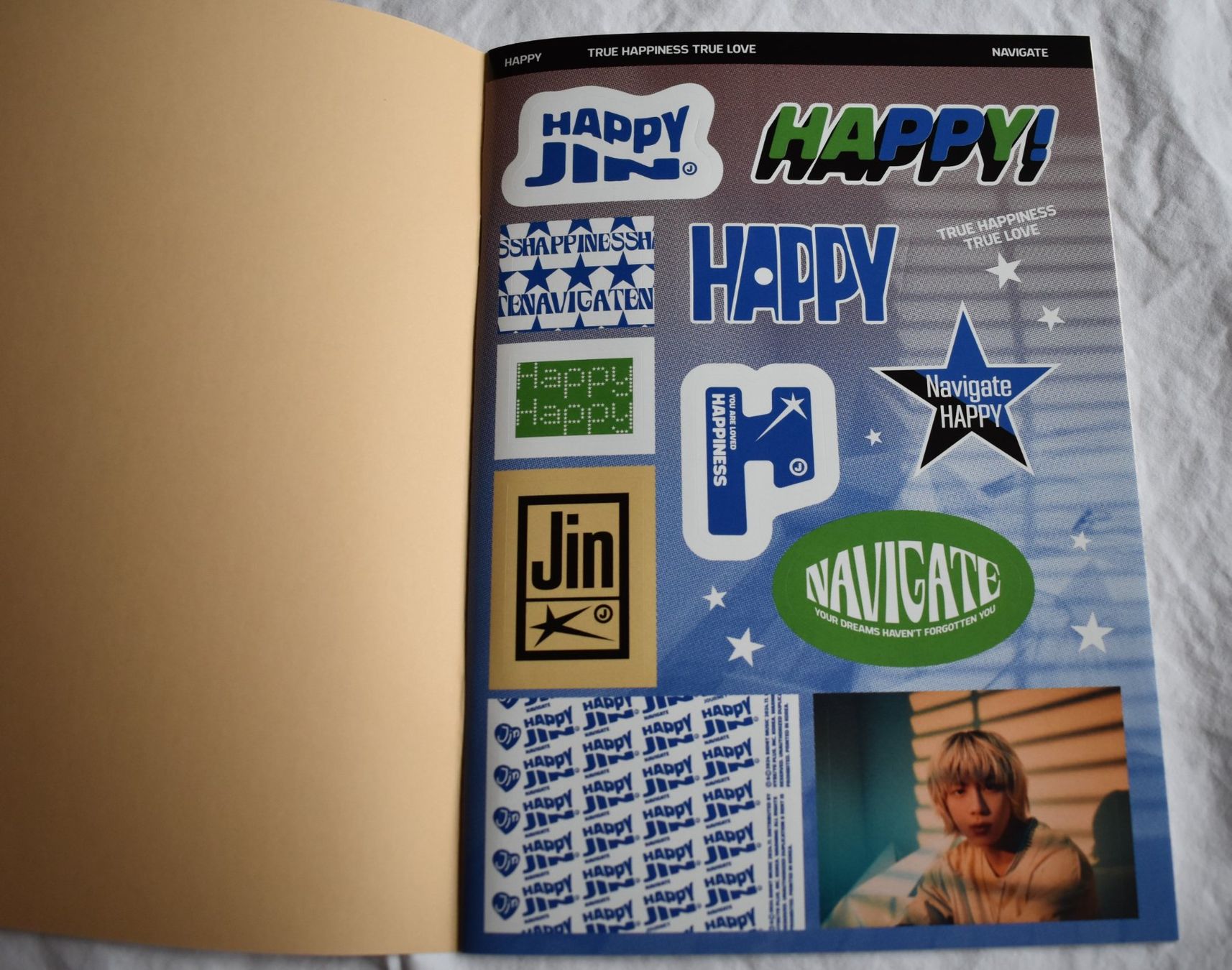 Alben: JIN ALBUM HAPPY – Gebraucht aus Luthern von Babyorange1 8