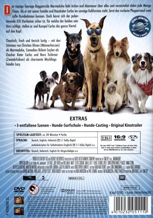 Alle DVDs: DVD - Marmaduke (2010) – Gebraucht aus Embrach von disc-planet 1