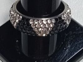 ring edelsthal mit kristall,,,glanzig