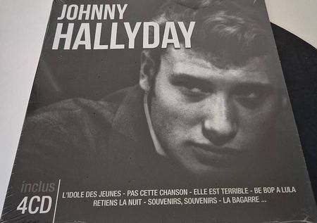 Johnny Hallyday-Coffret 4 CD's format 33T