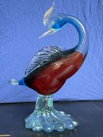 faisan multicolore en verre Murano