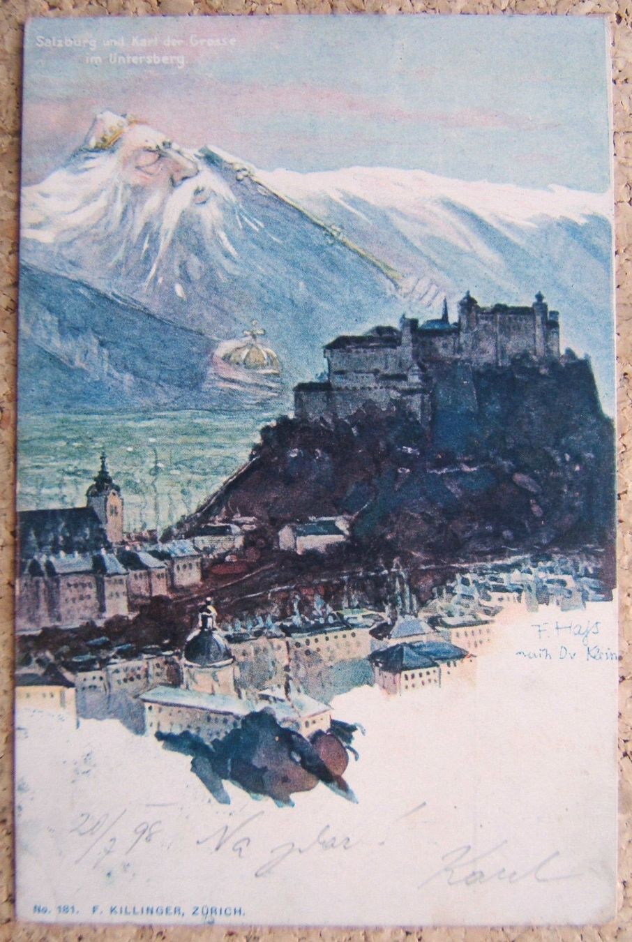 Ansichtskarten: KILLINGER-AK SALZBURG 1898 – Gebraucht aus Brunnen von Nonne04