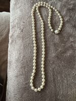 Vintage Perlenkette 68 cm Silberverschluss
