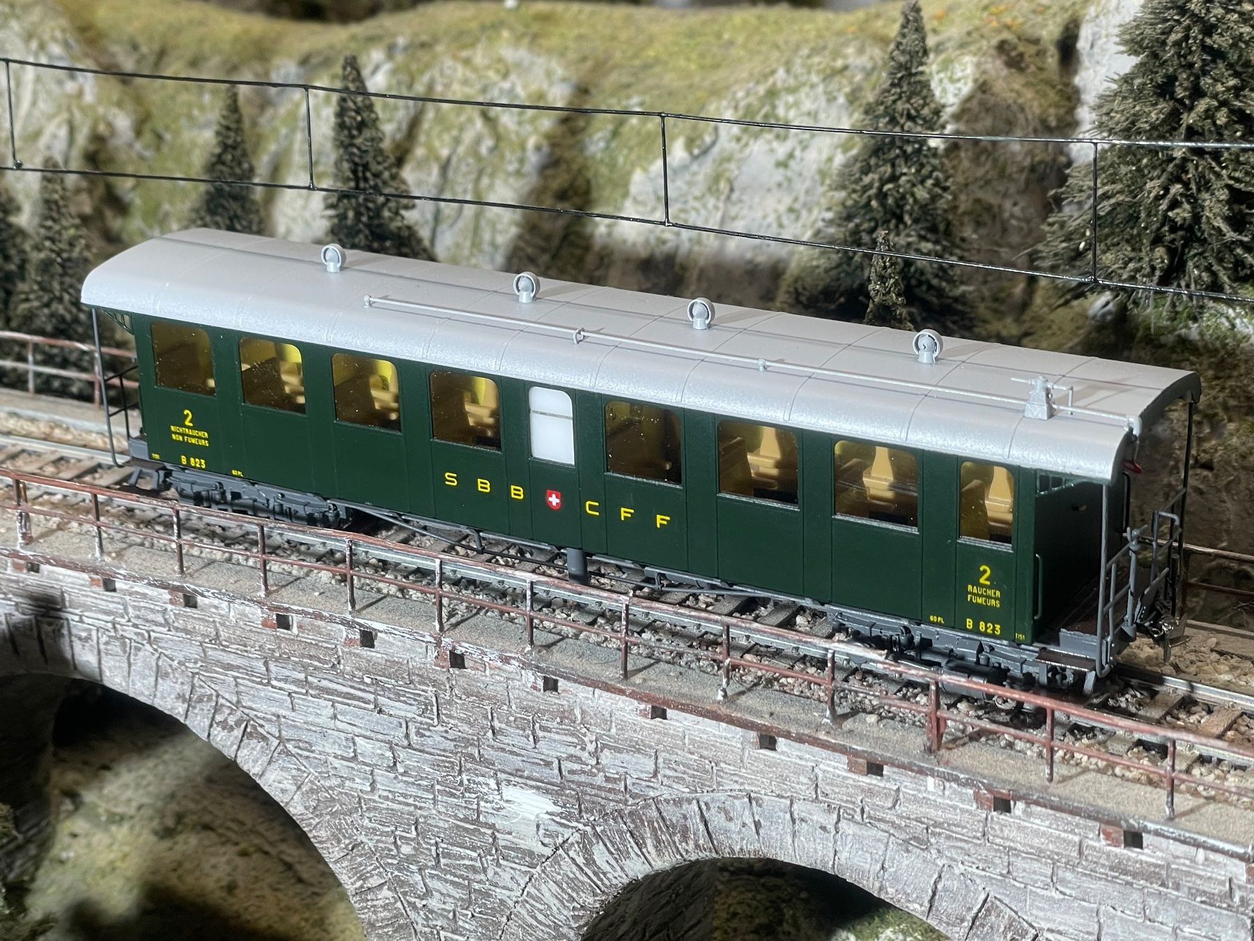 HRF Modellini di ferrovie: HRF, Brünig B 823 – Nuovo (secondo la descrizione) da Krummenau venduto da ferrotech 6
