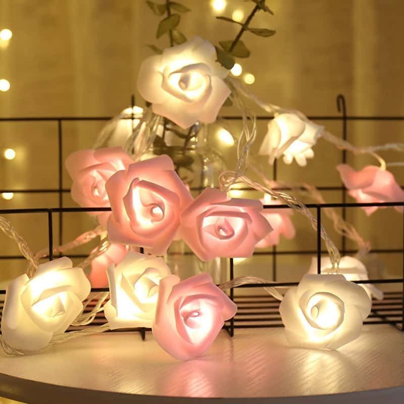 Ghirlande e barre luminose: Lichterkette Blumen Rosen NEU – Nuovo e nell'imballaggio originale da messen venduto da Loo21