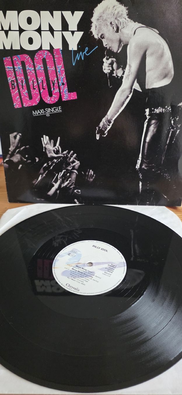 Dischi in vinile: Billy Idol - Mony Mony Live, Maxi 45 1987 Vg,Vg – Usato da Yvonand venduto da RF-VINYL
