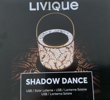 Solar Laterne USB/Solar Metall/Kunststoff Neu