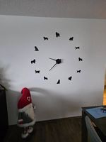 Wanduhr ( Hunde-Katzen-Rasse frei wählbar)